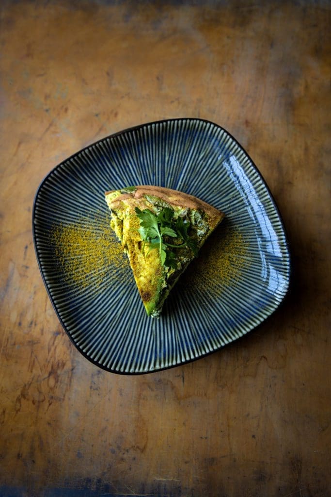 Avocadoæggekage med spinat og persille af Thomas Rode
